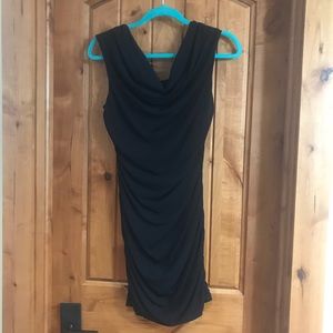 LBD, scrunchy, curve hugging, plunge back